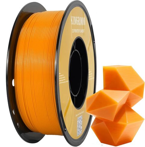 Kingroon High Speed PLA 3D Printer Filament 1.75mm, 3D Printer Rapid Filament for 30-600mm/s Hyper Printing Filament, Dimensional Accuracy +/- 0.03 mm, 1kg Plastic Spool(2.2lbs) (White) in Saudi Arabia