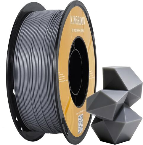 Kingroon High Speed PLA 3D Printer Filament 1.75mm, 3D Printer Rapid Filament for 30-600mm/s Hyper Printing Filament, Dimensional Accuracy +/- 0.03 mm, 1kg Plastic Spool(2.2lbs) (White) in Saudi Arabia