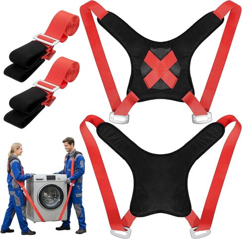 الأشرطة المتحركة نظام رفع وتحريك لشخصين لنقل الأشياء الثقيلة التي يصل وزنها إلى 880 رطلاً بكفاءة وأمان ومناسبة لرفع ونقل الخزانات والأرائك والأثاث in Kuwait