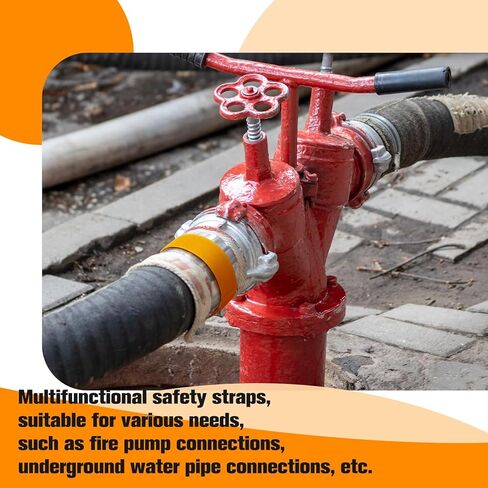 مجموعة من 6 قطع من SATINIOR مقاس 2 بوصة × 18.5 بوصة وشريط فيلكرو قابل للتعديل مع إبزيم معدني وحزام أمان قابل لإعادة الاستخدام وأشرطة تأمين متعددة الأغراض من النايلون تناسب تركيب أخدود الكاميرا مقاس 3 بوصات in Kuwait