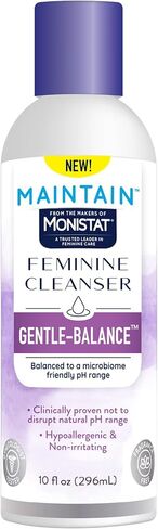 Monistat Gentle-Balance Feminine Cleanser for Women, Feminine Wash with Lactic Acid and Oatmeal Extract, Fragrance-Free, pH Balanced, 10 Fl Oz in Kuwait