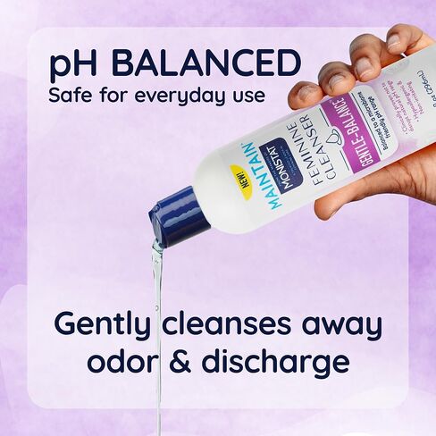 Monistat Gentle-Balance Feminine Cleanser for Women, Feminine Wash with Lactic Acid and Oatmeal Extract, Fragrance-Free, pH Balanced, 10 Fl Oz in Kuwait