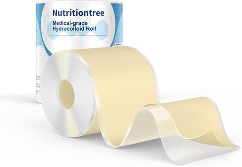 لفة غرواني مائي من الدرجة الطبية للعناية بالجروح والحروق والبثور وحب الشباب ومقاومة للماء، مقطوعة مسبقًا 2 بوصة وقابلة للتخصيص، 1 بوصة × 16.4 قدم، 1 بوصة × 2 بوصة 100 قطعة in Kuwait