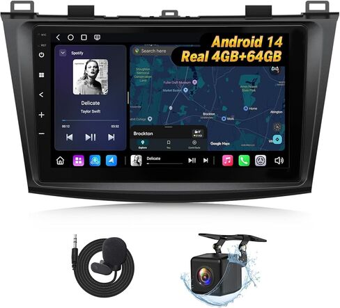 Eonon 4+64GB 9" Android 14 Car Stereo for Mazda 3 2010-2013 in Kuwait