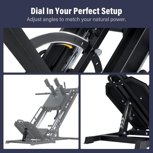 Major Fitness Drone S1 Leg Press Hack Squat Machine, All-in-One Lower Body Strength Training Machine for Home Gym, Adjustable Leg Press, Linear Bearing System, Back Support Cushion in Kuwait