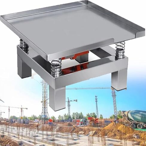 Concrete Vibrating Table 35X35Cm/50X50Cm Vibration Test Bench Test Block Stainless Steel Vibration Platform for Remove Bubbles, Shake The Precipitate,50 * 50Cm-50 * 50cm in Saudi Arabia