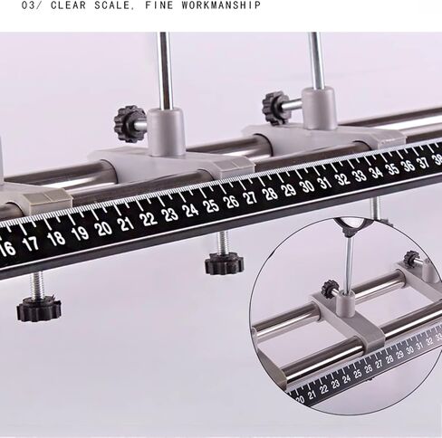 Laboratory Appliance Optics Equipment Tool, Physical Optical Bench Set with Metal Base, Easy Assembly Detachable and Clearly Graduated, for Measure Focal Lengths in Kuwait