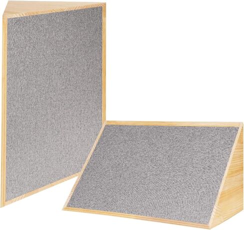 2 pack Bass Traps,24" X 12" Wooden Acoustic Panels,Better than Bass Trap Studio Foam,Corner Block Finish,Acoustic Treatment Panels for Studio, Listening Room or Theater in Saudi Arabia