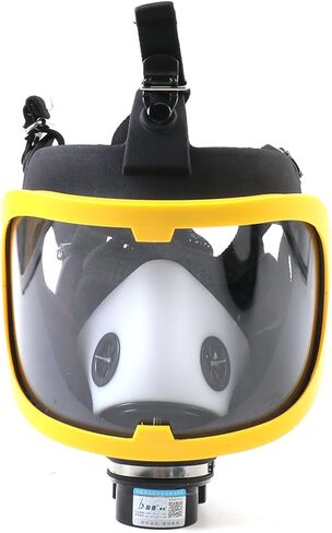 جهاز تنفس لكامل الوجه، قناع واقٍ مزود بمضخة هواء للغازات والطلاء والمواد الكيميائية والغبار، جهاز تنفس يعمل بالطاقة، 110 مللي أمبير - 300 مللي أمبير 62 لتر/دقيقة 74 لتر/دقيقة تدفق إمداد الهواء in Kuwait