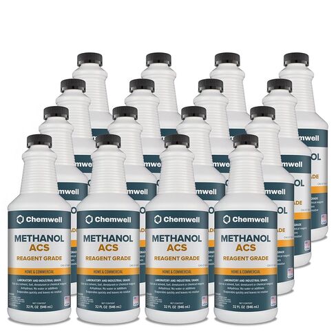 Methanol ACS Reagent Grade (32 fl oz) - with Premium Spray Head - for Multipurpose Household or Commercial Surface Cleaning in Kuwait