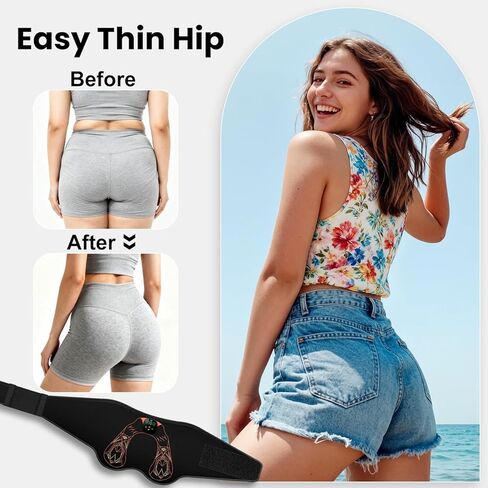 Hip Trainer Glute Muscle Stimulator Belt, Butt Lifting Muscle Toner Machine for Lifting Hips, Home Workout Equipment for Men Women in Kuwait