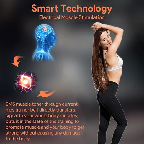 Hip Trainer Glute Muscle Stimulator Belt, Butt Lifting Muscle Toner Machine for Lifting Hips, Home Workout Equipment for Men Women in Kuwait