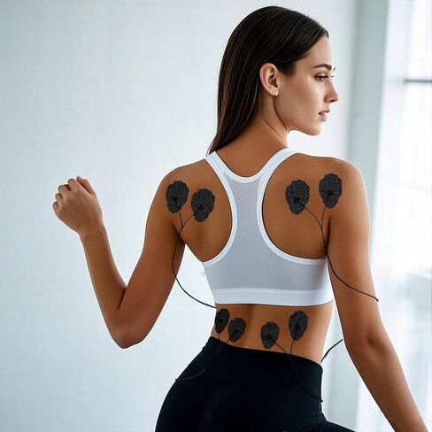 20 قطعة من وسادات الأقطاب الكهربائية لوحدة عشرات مع مجموعة مجموعة كابلات سلكية. وسادات استبدال وحدة TENS ذاتية اللصق من هيدروجيل ممتازة قابلة لإعادة الاستخدام، متوافقة مع Belifu، AVCOO، NURSAL، TENS 7000، AUVON، Neocarbon in Kuwait