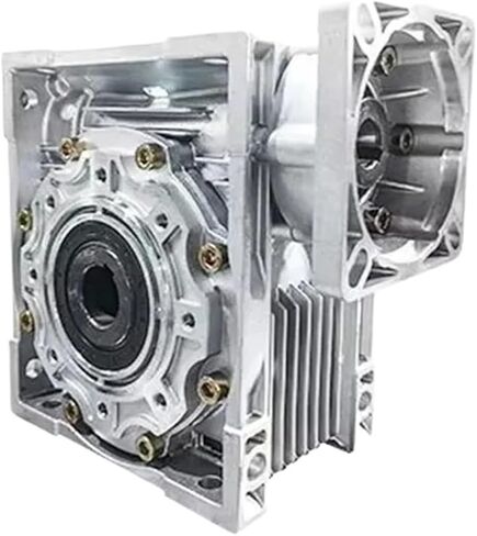 Speed Reducer RV75 Gear Ratio 5:1-100: 1 Input Hole 19mm Worm NMRV075 Gearbox for 130mm Stepper Motor(Ratio 80 to 1) in Saudi Arabia