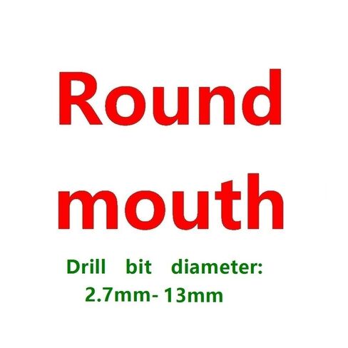 1piece Solid Carbide Hot Melt Short Drill Bit Flat Mouth, Hole Making Thermal Friction Round Mouth Drill Tip(10.9mm*M12) in Saudi Arabia
