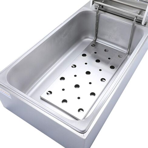 Commercial Electric Stainless Steel Pasta Cooking Machine,Pasta Maker Pasta Machines Holes Basket for Restaurant Use (C) in Saudi Arabia