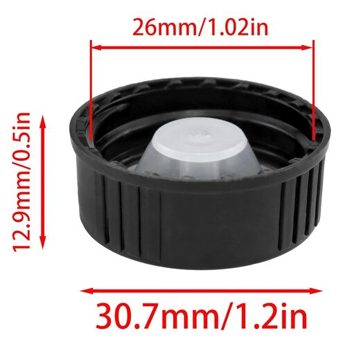 AYLIFU Bottle Cap Dispensing Cap Bottle Transfer Cap Black Diameter 28mm/1.1inch for Daily Chemical and Food Bottles and Industrial use 16 pcs in Saudi Arabia