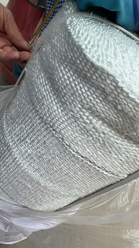 حشية حزام شريط من الألياف الزجاجية من Gemmy Heart مقاومة للحريق ودرجات الحرارة العالية W200mmxL30mxT2mm (W200mmxL30mxT2mm) in Kuwait