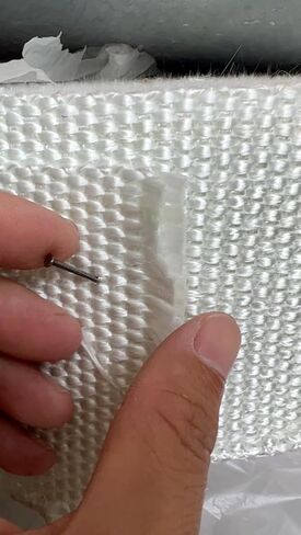 حشية حزام شريط من الألياف الزجاجية من Gemmy Heart مقاومة للحريق ودرجات الحرارة العالية W200mmxL30mxT2mm (W200mmxL30mxT2mm) in Kuwait