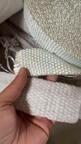 حشية حزام شريط من الألياف الزجاجية من Gemmy Heart مقاومة للحريق ودرجات الحرارة العالية W200mmxL30mxT2mm (W200mmxL30mxT2mm) in Kuwait