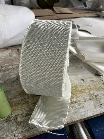 Gemmy Heart Glass Fiber Tape Belt Gasket fire-Resistant high-Temperature Resistant W100mmxL30mxT3mm (W100mmxL30mxT3mm) in Kuwait