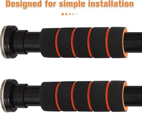 3 Pcs Foam Handle Grips : Non Slip Sponge Pull Up Bar Sleeve Handlebar Cover for Fitness Equipment Bicycle Motorbike, Easy Installation, 4.32X1.49X1.49in (Black) in Kuwait