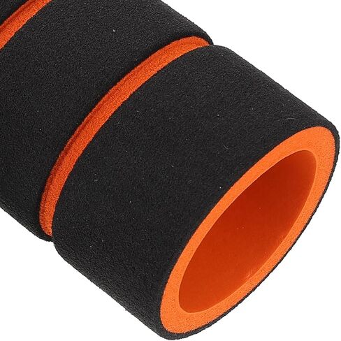 3 Pcs Foam Handle Grips : Non Slip Sponge Pull Up Bar Sleeve Handlebar Cover for Fitness Equipment Bicycle Motorbike, Easy Installation, 4.32X1.49X1.49in (Black) in Kuwait