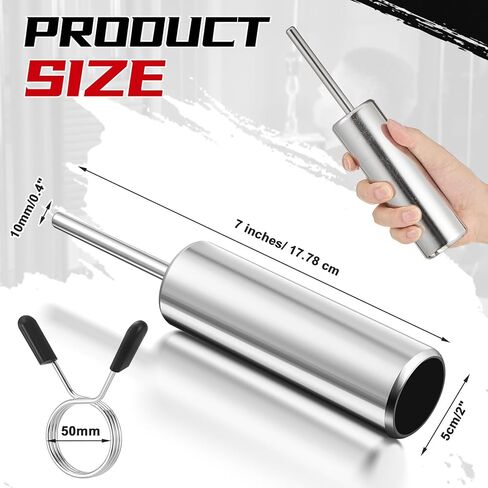 Lasnten Weight Stack Pin Extender with Spring Clip Collar, 10 mm Gym Pin for Cable Machine & Home Gym, Made of Solid Steel for Secure and Long Lasting Use in Kuwait