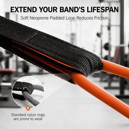 مرساة باب لأشرطة المقاومة، نظام مبطن عالي التحمل، متوافق مع الأربطة والأنابيب الحلقية، العلاج الطبيعي في صالة الألعاب الرياضية المنزلية (BLACK5) in Kuwait