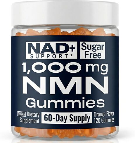 مكملات SHIZAM NMN العلكة - أحادي نيوكليوتيد النيكوتيناميد (NMN) 1000 مجم لكل جرعة | NAD + تنسيق الملحق | علكات NMN خالية من السكر | 120 علكة | توريد لمدة 60 يومًا in Kuwait