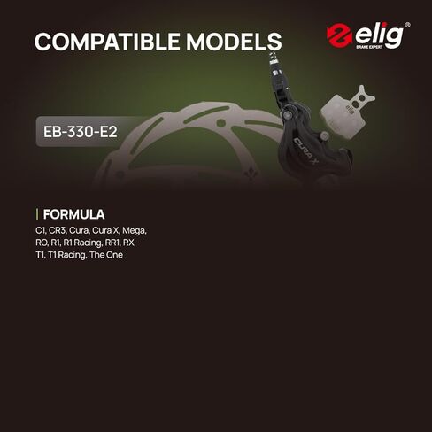 ELIG Bike Disc Brake Pads for Formula C1, CR3, Cura, Cura X, Mega, RO, R1, R1 Racing, RR1, RX, T1, T1 Racing, The One｜MTB/eMTB/Downhill/Trail/All Mountain/Enduro Race in Saudi Arabia