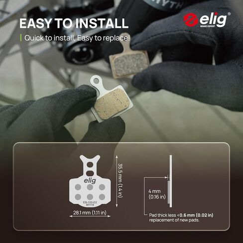 ELIG Bike Disc Brake Pads for Formula C1, CR3, Cura, Cura X, Mega, RO, R1, R1 Racing, RR1, RX, T1, T1 Racing, The One｜MTB/eMTB/Downhill/Trail/All Mountain/Enduro Race in Saudi Arabia