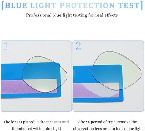 2026 نظارات زرقاء جديدة للوضوح، نظارات زرقاء ذكية متعددة الوظائف للوضوح، نظارة قراءة للعين قابلة للتعديل تلقائيًا للرجال والنساء مع حافظة وقماش زجاجي in Kuwait