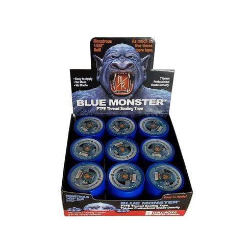 Blue Monster Teflon Tape 1/2 Wide 1,429" Long - Case of 45 Rolls in Saudi Arabia