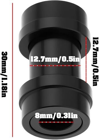 جهاز تثبيت الصدمات الخلفي مكون من 3 قطع مقاس 8 × 30 مم 1/2 بوصة مجموعة مسامير تثبيت متوافقة مع RockShox in Kuwait