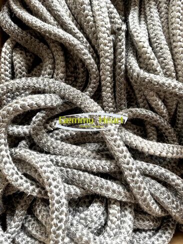 Gemmy Heart Graphite Impregnated Fiberglass Rope Seal Gasket Replacement for Wood Stoves 18mm 1meter Black (18mm 1meter Black) in Kuwait