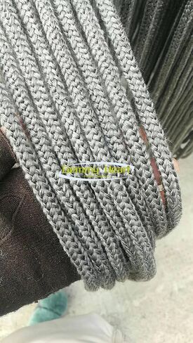 Gemmy Heart Graphite Impregnated Fiberglass Rope Seal Gasket Replacement for Wood Stoves 6mm 4meter Black (6mm 4meter Black) in Kuwait