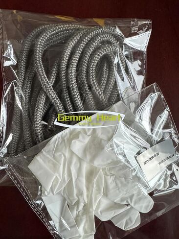 Gemmy Heart Graphite Impregnated Fiberglass Rope Seal Gasket Replacement for Wood Stoves 6mm 4meter Black (6mm 4meter Black) in Kuwait