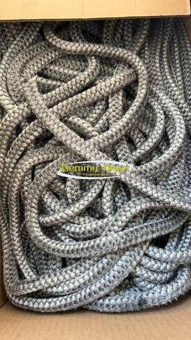 Gemmy Heart Graphite Impregnated Fiberglass Rope Seal Gasket Replacement for Wood Stoves 6mm 4meter Black (6mm 4meter Black) in Kuwait