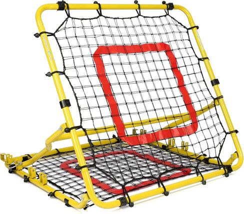 Storgem Baseball Softball Rebounder Net, Pitch Back Rebound Net,Soccer Rebound Net, Fielding Rebounder,Double Sided Adjustable Multi-Sports Pitching Rebound Net for Throwing Practice in Saudi Arabia
