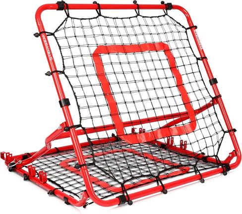 Storgem Baseball Softball Rebounder Net, Pitch Back Rebound Net,Soccer Rebound Net, Fielding Rebounder,Double Sided Adjustable Multi-Sports Pitching Rebound Net for Throwing Practice in Saudi Arabia