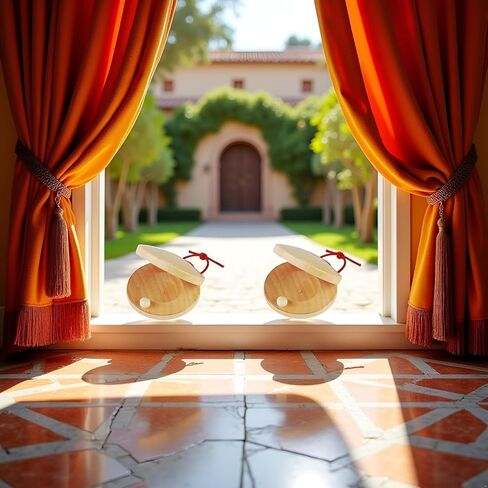 4 قطع صنجات خشبية، أداة قرع - 4 قطع صنجات أصابع اليد، صنجات خشبية للفصل الدراسي يمكنك صنعها بنفسك آلة موسيقية إيقاعية in Kuwait