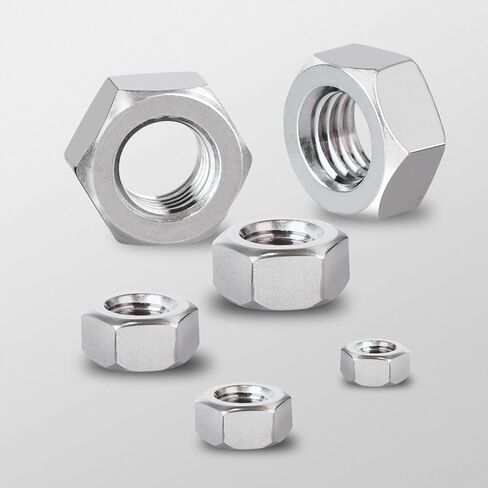 12Pcs 5/8-11 Hex Nuts 304 (18-8) Stainless Steel Standard Inch Coarse Thread Hardware Nuts,for Home DIY & Repair in Kuwait