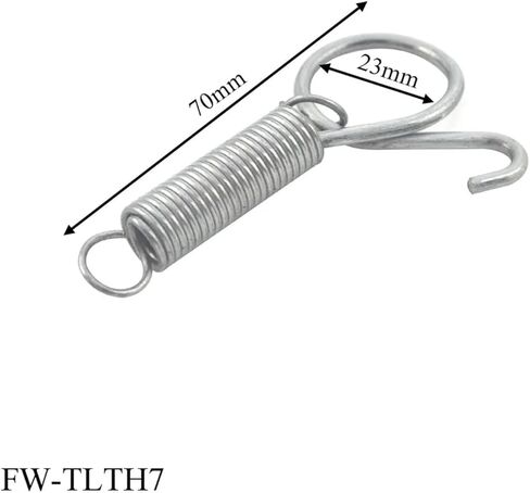 Lyuduo-ضغط الربيع أرنب دوامة قفص مزلاج الباب التوتر الربيع قفص الطيور أواني هوك ثابت ، مقاومة للضغط ودائم in Kuwait