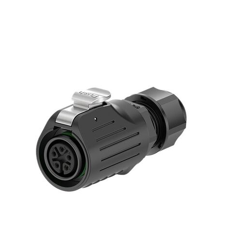 Female Power Connector LP16 Flange Reverse Welding Outdoor Equipment Waterproof Aviation(EW-LP16S-5P 5A) in Saudi Arabia
