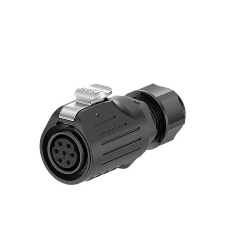 Female Power Connector LP16 Flange Reverse Welding Outdoor Equipment Waterproof Aviation(EW-LP16S-5P 5A) in Saudi Arabia