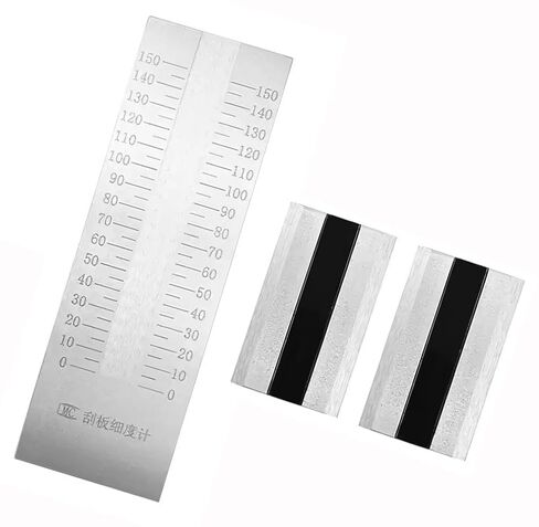 Single Fineness Gauge Scraper Fineness Gauge with Range 0-150μm Indexing Value 5μm 2 Scrapers Inclination of Groove: 1.5:1000 in Kuwait