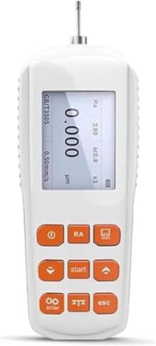High Precision Surface Roughness Tester, Handheld Profilometer Gauge, 0.001μm Accuracy, Ra Rz Measurement Range, Max 160μm for Accurate Surface Measurement, for Professionals in Saudi Arabia