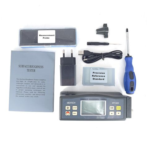 Digital Surface Roughness Tester Profilometer for Heavy Industry, Aerospace, Surface Metrology Ra/Rz Measurement Model: Mextech SRT-6200 in Saudi Arabia