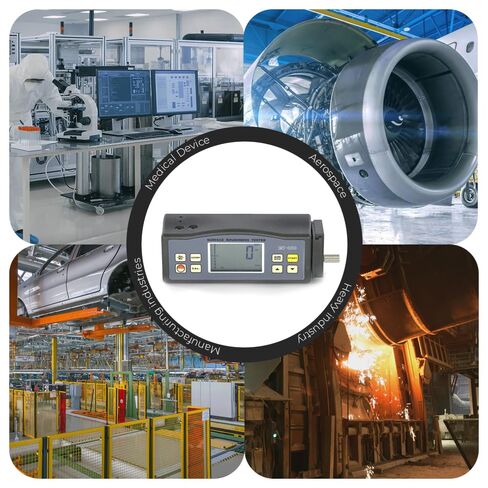 Digital Surface Roughness Tester Profilometer for Heavy Industry, Aerospace, Surface Metrology Ra/Rz Measurement Model: Mextech SRT-6200 in Saudi Arabia